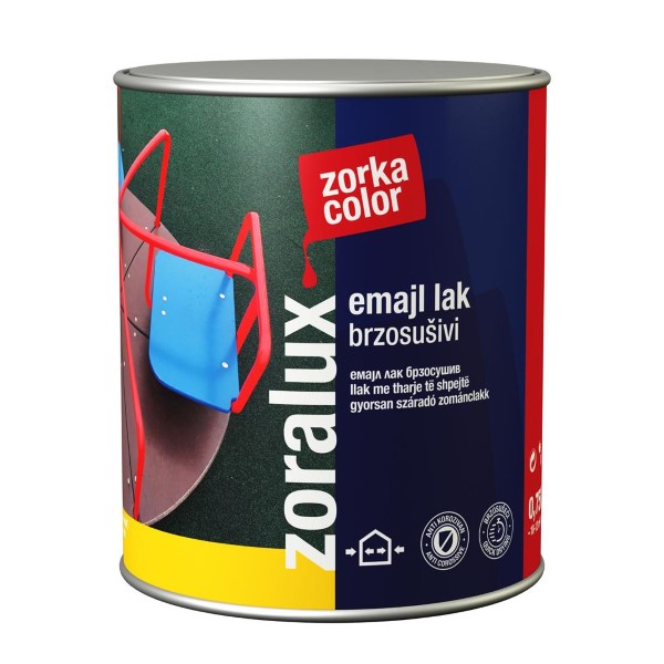Zoralux emajl lak BS 0,75l crna 7508