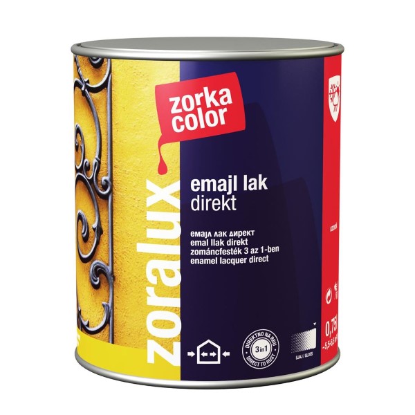 Zoralux emajl lak direkt 0,75l žuta 1018