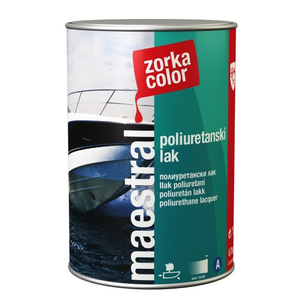 Maestral poliuretanski lak 2K crvena 1kg (0,7+0,3)