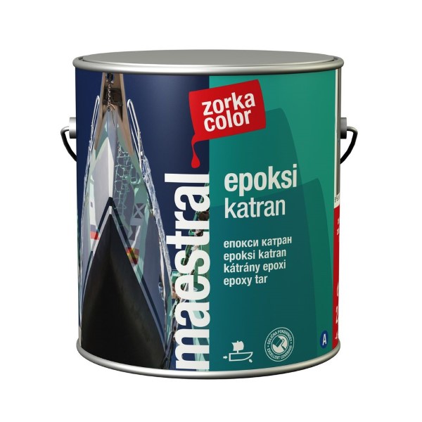 Maestral epoxi katran 2K crna 3kg (2,7+0,3)