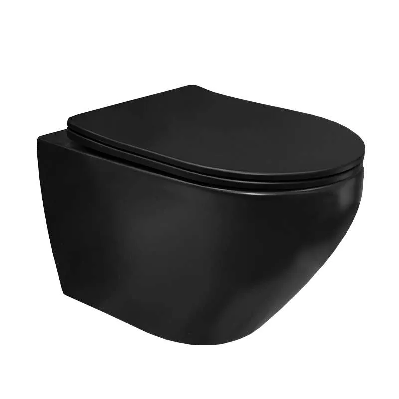 KONZOLNA WC SOLJA MAT BLACK WS6405MB