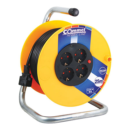 MOTALICA PP/J 3X1.5  PVC DOBOŠ 4M/25m art.0955* crna commel