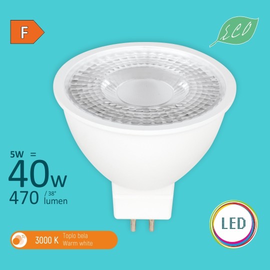 SIJALICA GU5,3 M2  5W  LED 3000 ECO mitea