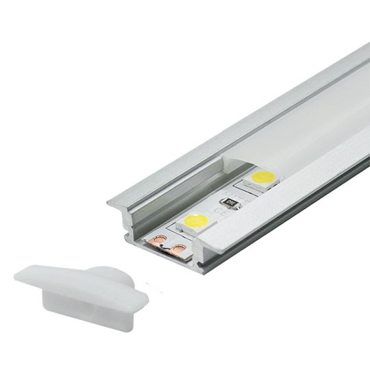 ALU PROFIL ZA LED TRAKE UGR.-NADGR. 200X24.7X7mm M508