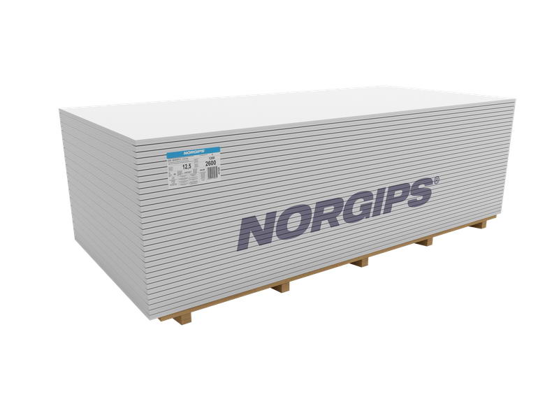 PLOČA GIPSANA  GKB  A13 12.5X1200X2000 norgips