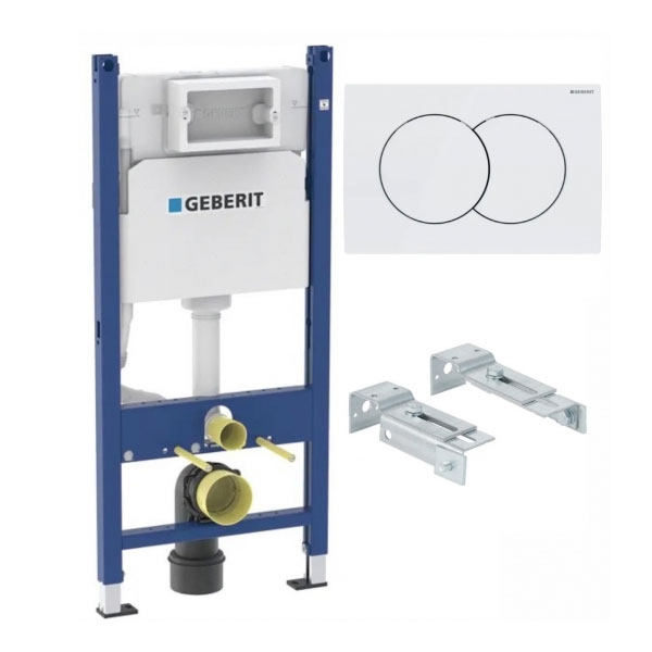 DUOFIX BASIC SET ZA WC UP 100 sa tipkom bij. geberit