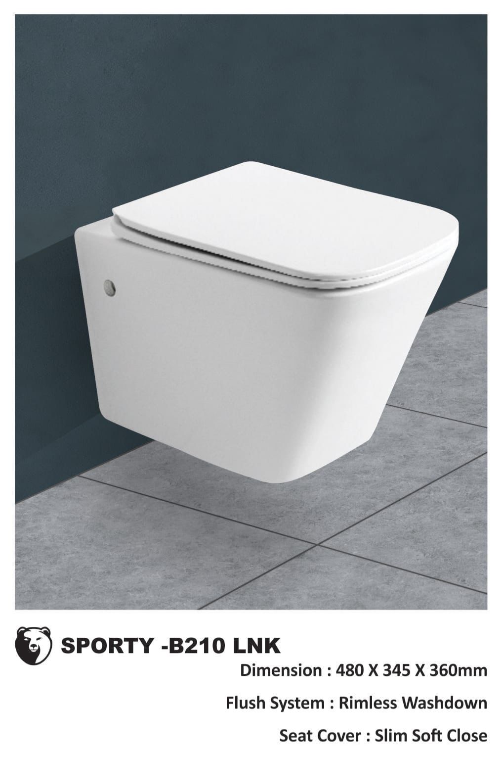 Konzolna wc solja 333125 Simply sa daskom