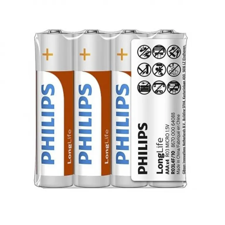PHILIPS LONGLIFE AAA 4-FOIL