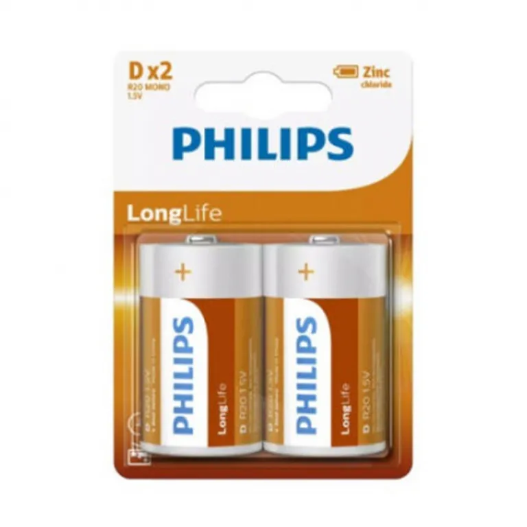 PHILIPS LONGLIFE D 2-BLISTER