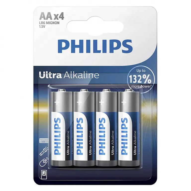 PHILIPS ULTRA ALKALINE AA 4-BLISTER