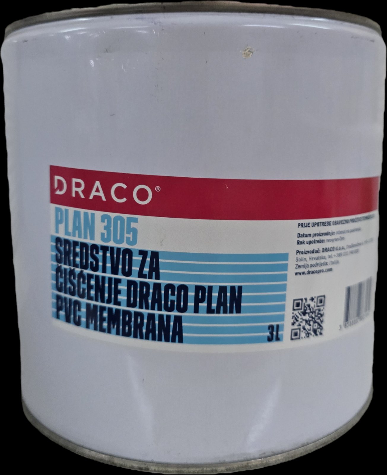 DRACO PLAN 305 3L sredstvo za čišćenje PVC membrana