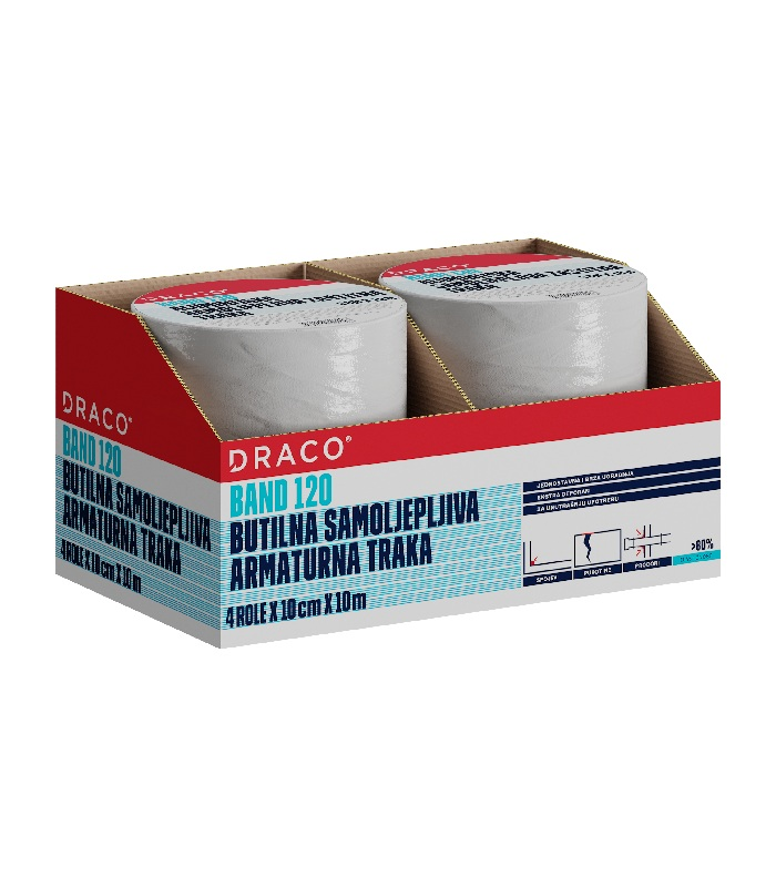 DRACO BAND 120 5cm 10m (samoljepljiva butilna traka)