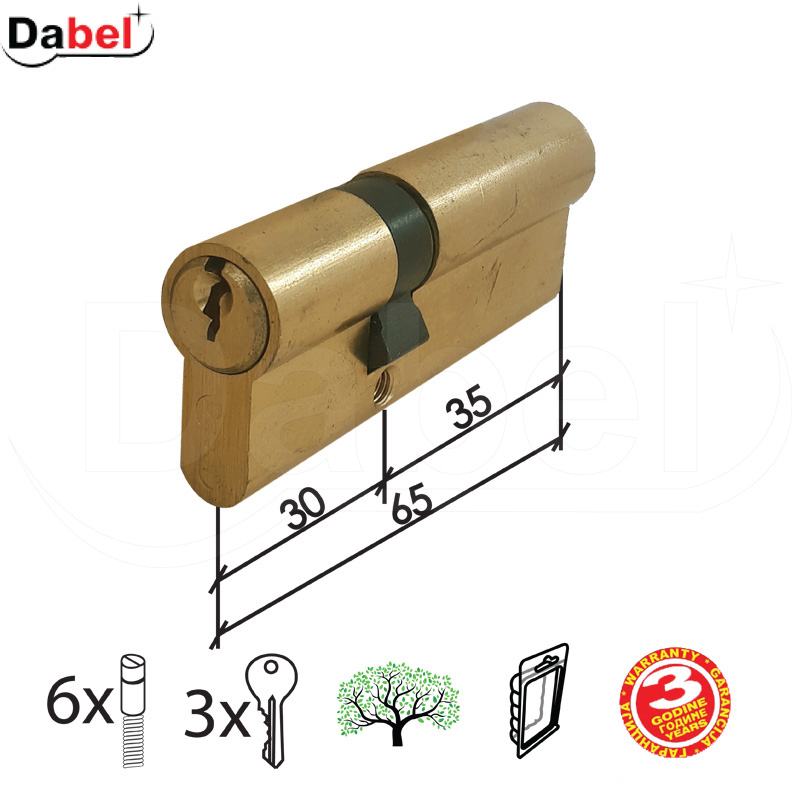 CILINDAR ZA VRATA CL2036 MAT MS 30-35 DBP1 3klj.