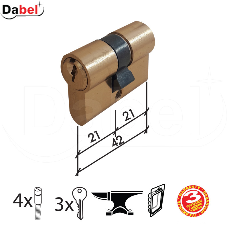 CILINDAR ZA VRATA CL2036 MAT MS 21-21 DBP1 3klj