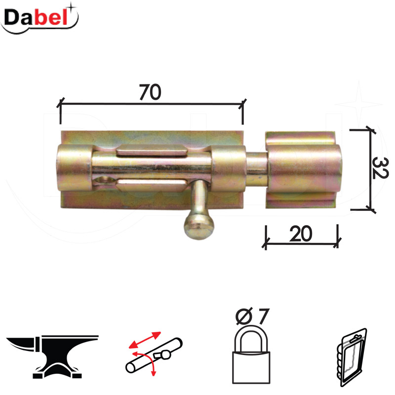 REZA ZA METALNA VR. 464 ZNŽ 70/32/20/fi7 DSP
