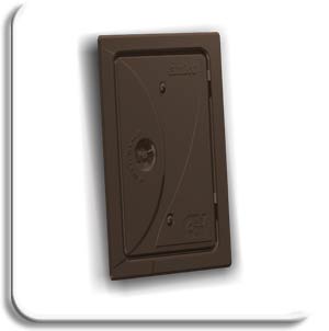 Vrata dimnjaka 130x260 braon